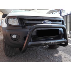 Ford Ranger 2012 - 2015 Nudge Bar 409 Stainless Steel PC Black