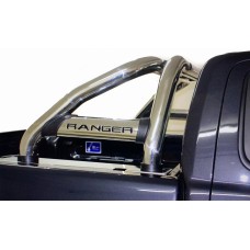 Ford Ranger NEW GEN 2023+ DC-EC Rollbar (Sports Bar) with Oval Cross Member Stainless Steel