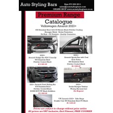 VW Amarok 2023+ Front Styling Bar 409 Stainless Steel Powder Coated Black