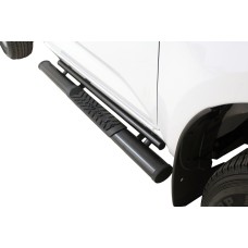 VW Amarok 2023+ Single Cab Side Steps 409 Stainless Steel BLACK