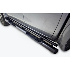 Ford Ranger 2012 - 2026+ Super Cab Side Steps 409 Stainless Steel Black Ford Ranger 2012 - 2026+ Super Cab Side Steps 409 Stainless Steel Black