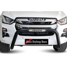 Isuzu RT85 2018 - 2026+ GEN6 and 7 Nudge Bar PDC 409 Stainless Steel Powder Coated Black