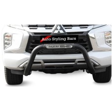 Mitsubishi Pajero 2025+ Nudge Bars 409 Stainless Steel Powder Coated Black Mitsubishi Pajero 2025+ Nudge Bars 409 Stainless Steel Powder Coated Black