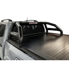 Sports Bar Black for use on Nissan Navara D23 Facelift Double Cab Model  409 Stainless Steel Powder Coated Black