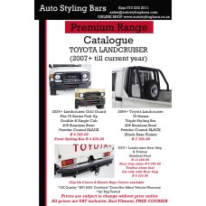 Toyota Landcruiser 70 & 79 Series 2007 - 2026+ Rear Step 409 Stainless Steel Powder Coated Black & Towbar Toyota Landcruiser 70 & 79 Series 2007 - 2026+ Rear Step 409 Stainless Steel Powder Coated Black & Towbar