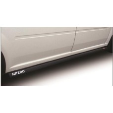 Nissan NP200 2010 - 2022+ Side Bars BLACK COATED