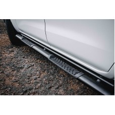 VW Amarok 2023+ Double Cab Side Steps 409 Stainless Steel BLACK