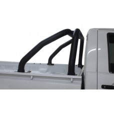 Isuzu KB 2017 - 2022+ Double & Extended Cab Sports Bar (Rollbar) 409 Stainless Steel PC Black