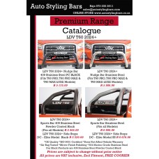 LDV T60 2024+ Nudge Bar Black (Fits ELITE Models ONLY) 