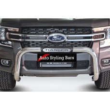 Ford Wildtrak 2023+ PDC Friendly Nudge Bar Stainless Steel Ford Wildtrak 2023+ PDC Friendly Nudge Bar Stainless Steel