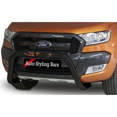 Ford Ranger 2016 - 2022 PDC Nudge Bar 409 Stainless Steel PC Black