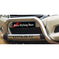 Toyota Hilux 2011 - 2015 Nudge Bar with Oval Cross Member Stainless Steel