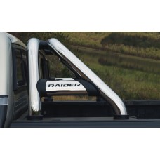 Toyota Hilux 2006 - 2015 Rollbar (Sports Bar) with Oval Cross Members Stainless Steel.